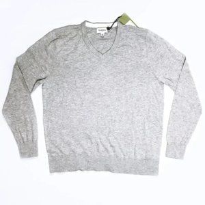 Goodfellow Men's Light Gray Heather V-Neck Pullover Sweater